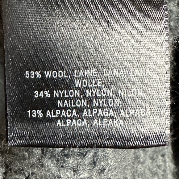 Moth x Anthropologie Gray Alpaca Wool Sleeveless Tunic Chunky Knit Sweater Sz M - Picture 4 of 6